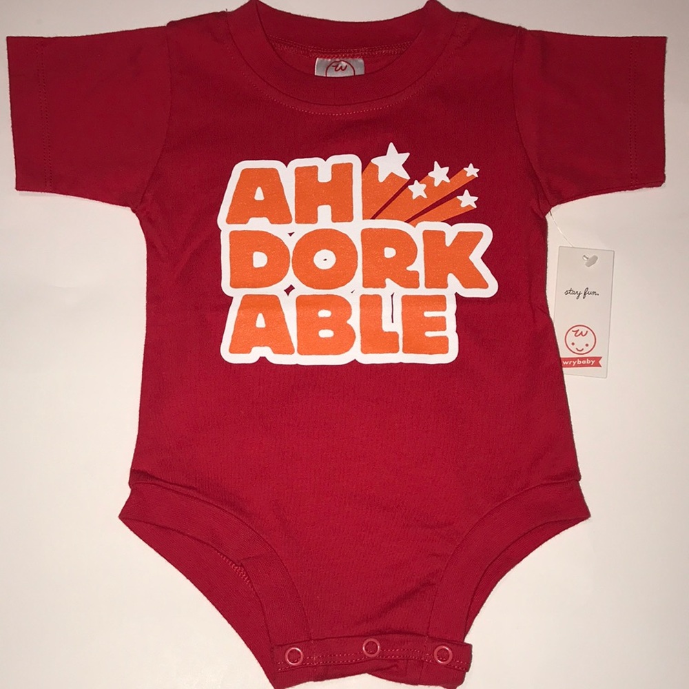 Boutique Baby Onesie Size 0-6 Months NWT Wry Baby